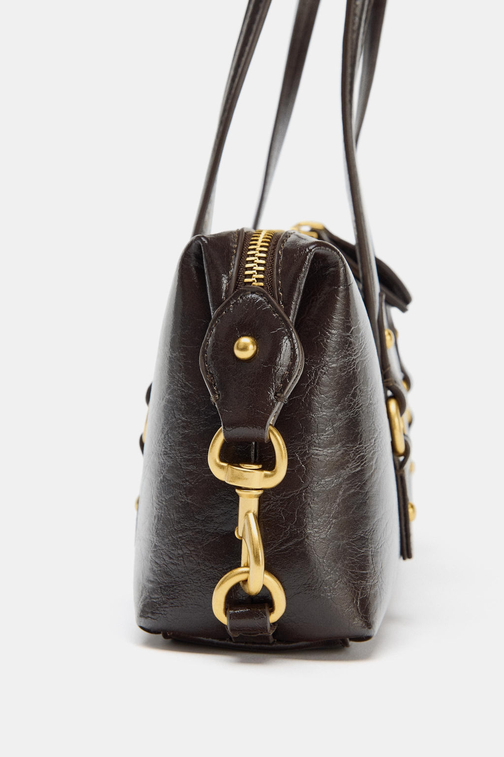 SHOULDER BAG WITH METALLIC DETAILS - Zara фото 11