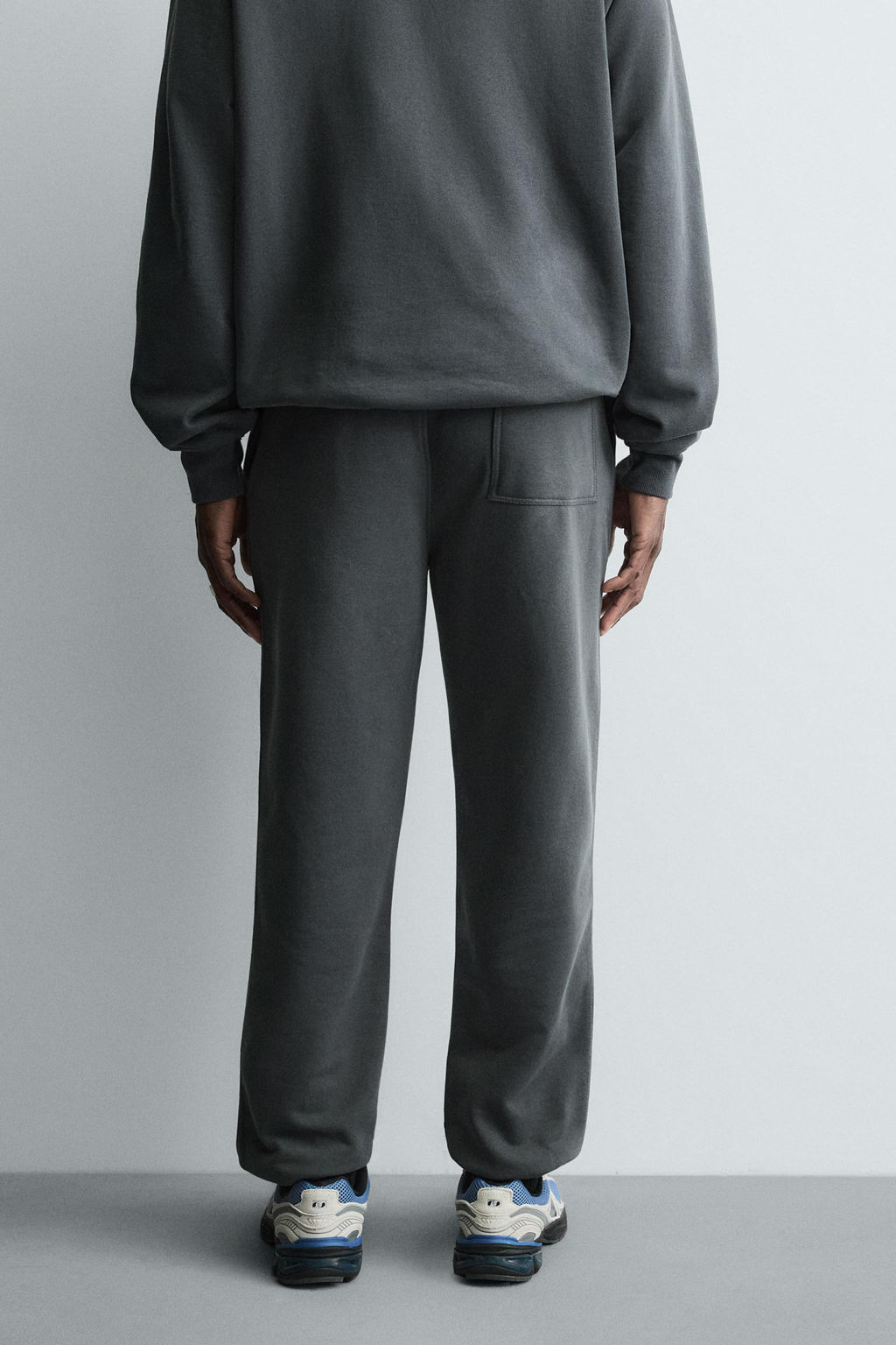 PANTAL?N JOGGER REGULAR FIT B?SICO / Antracita oscuro - Zara фото 11