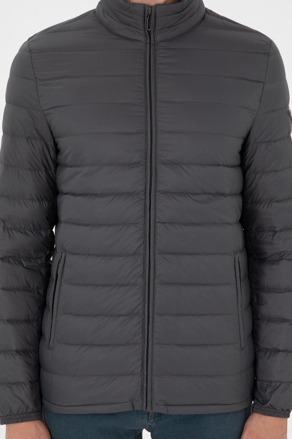 Мужское пальто антрацитового цвета Неожиданная скидка в корзине - U.s. polo assn фото 6