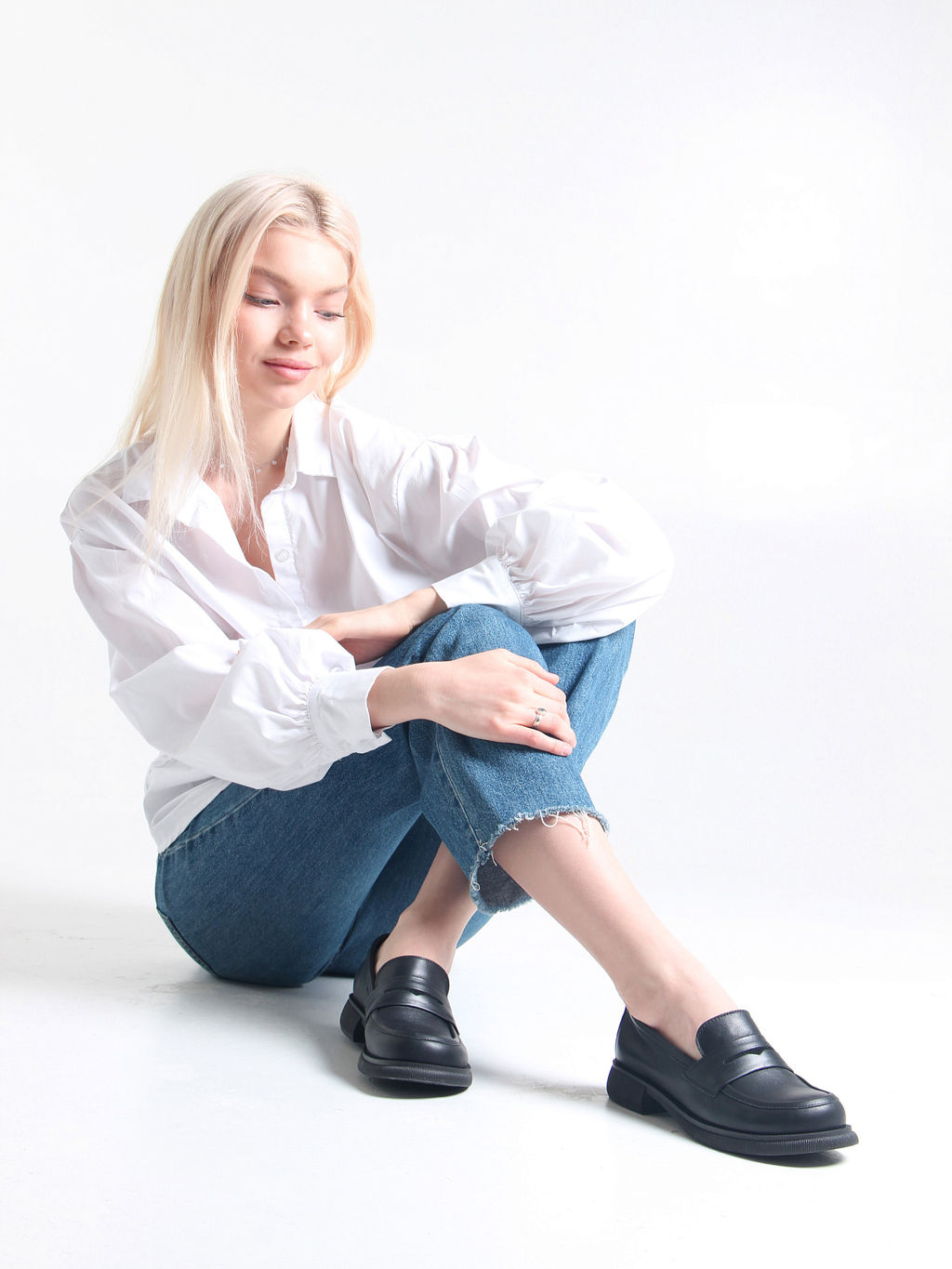 Лоферы туфли 175.патрицияbl. черный