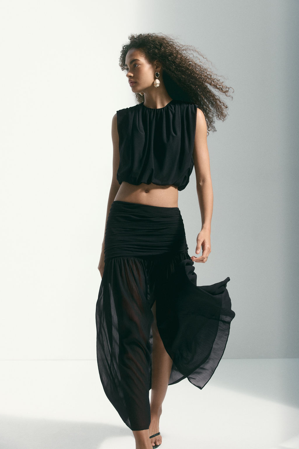 Maxifalda transparente - H&m фото 2