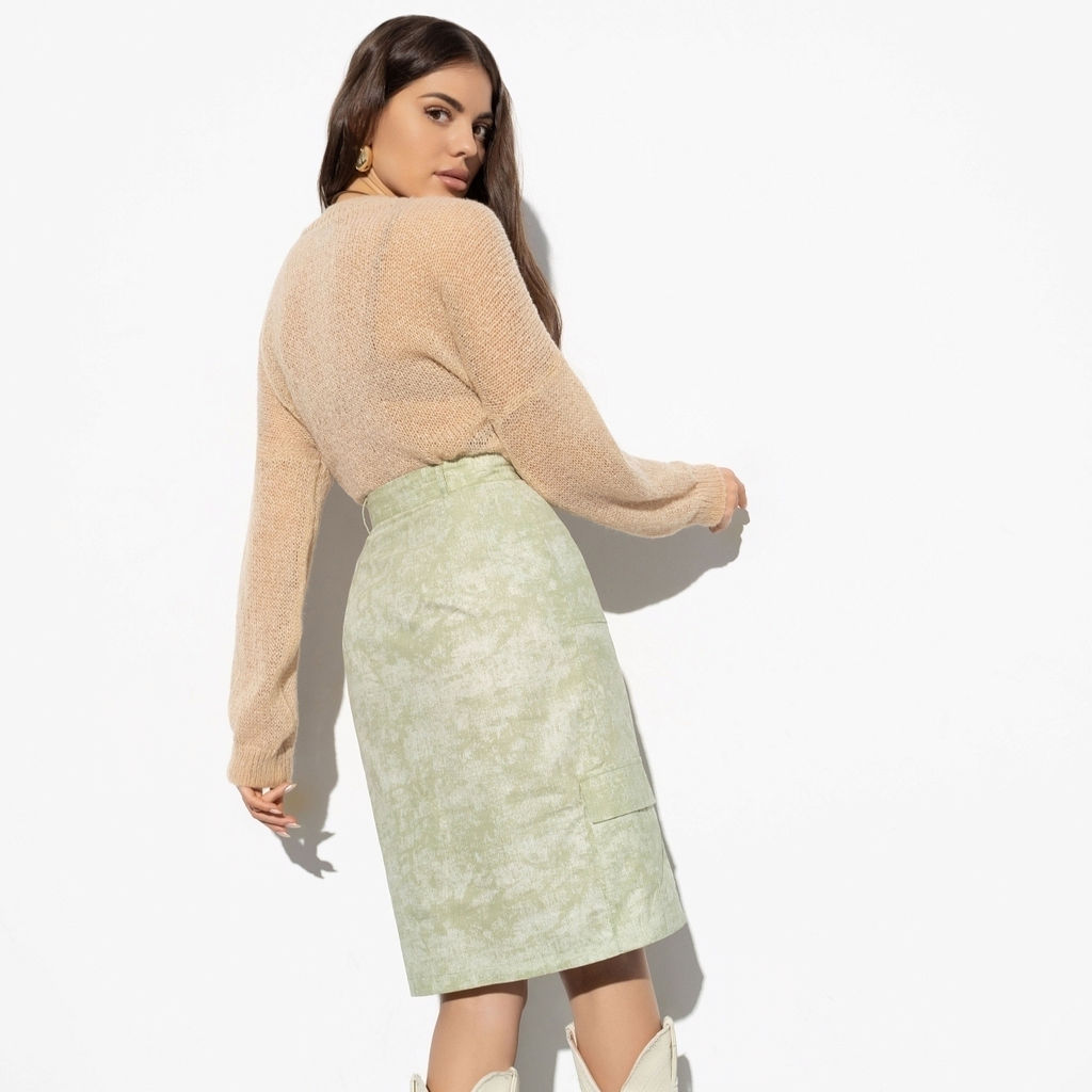 Юбка в стиле хаки, Модный знак - Charutti фото 11