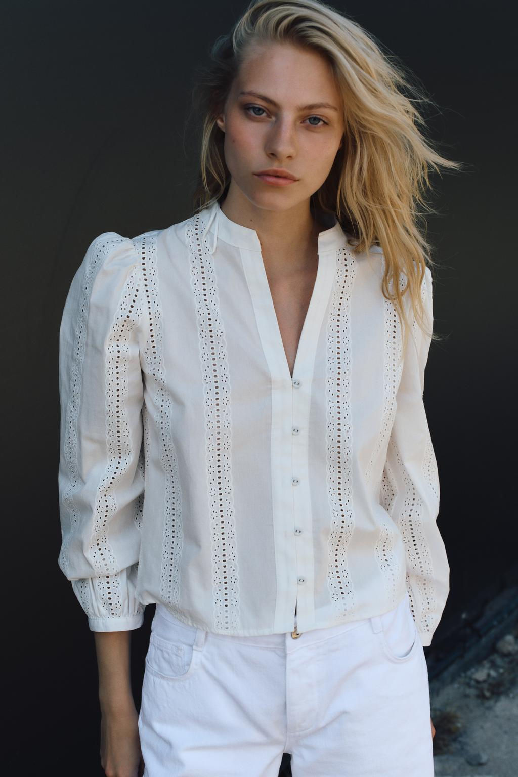 EMBROIDERED SHIRT - Zara фото 8