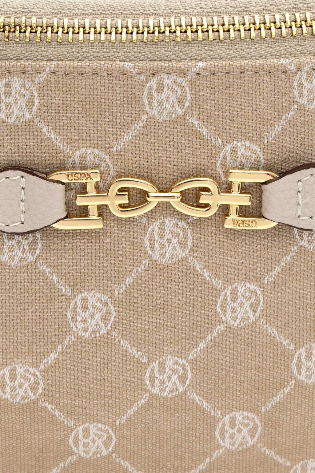 U. S. Polo Assn / Женская бежевая сумка - U.s. polo assn фото 5