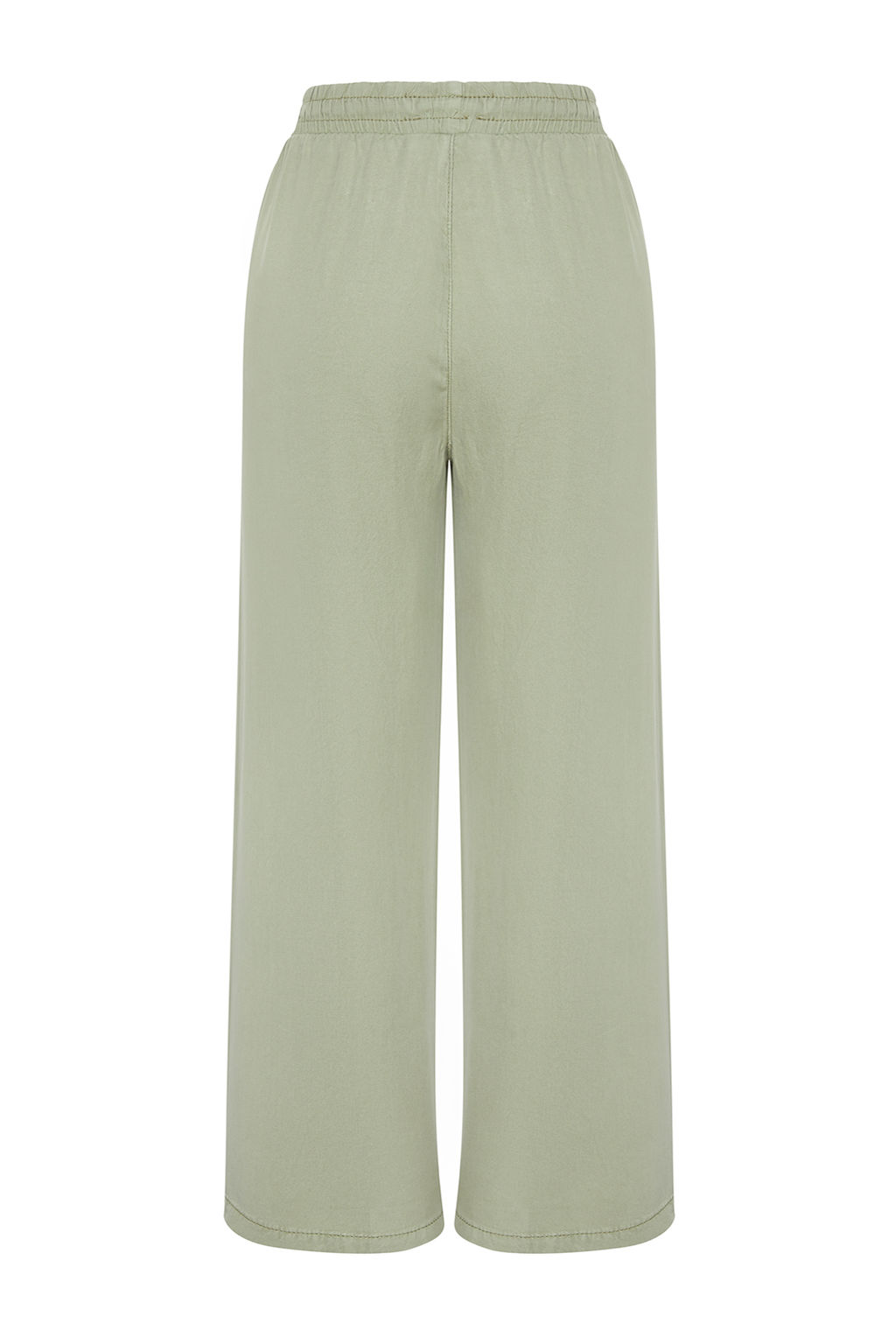 Mint %100 Tencel Beli Lastikli Yuksek Bel Culotte Jeans TWOSS24JE00285 - Trendyolmilla фото 8