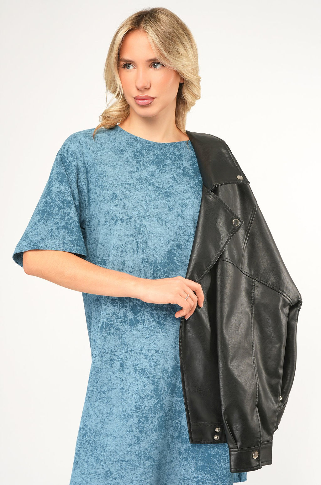 Женское платье футболка Happyfox