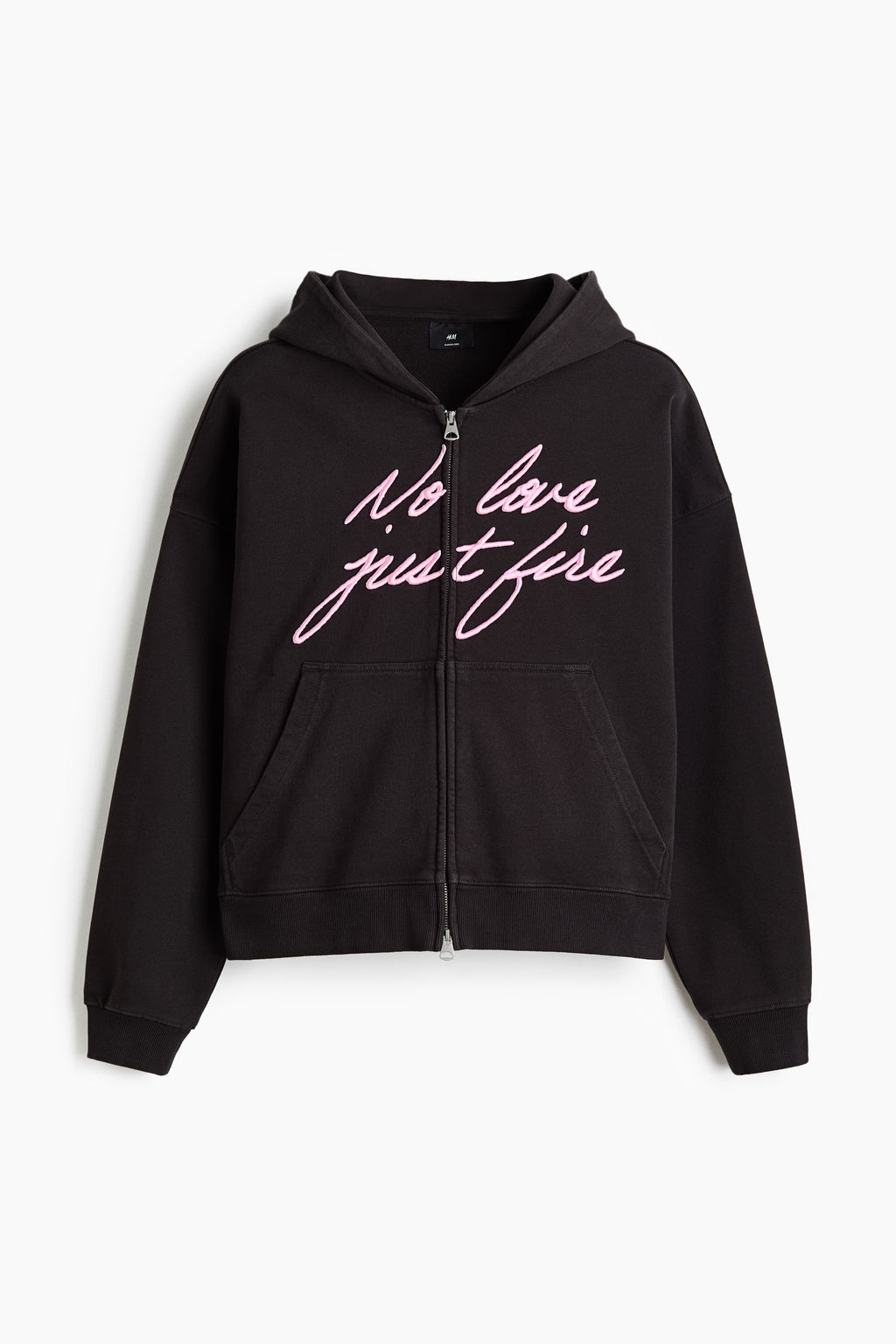 Chaqueta sudadera con cremallera Oversized Fit - H&m фото 2