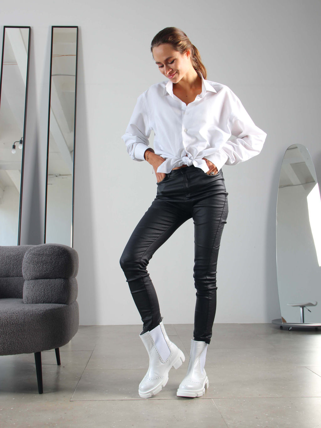 Челси 360.P.21074w. белый макс/Мех