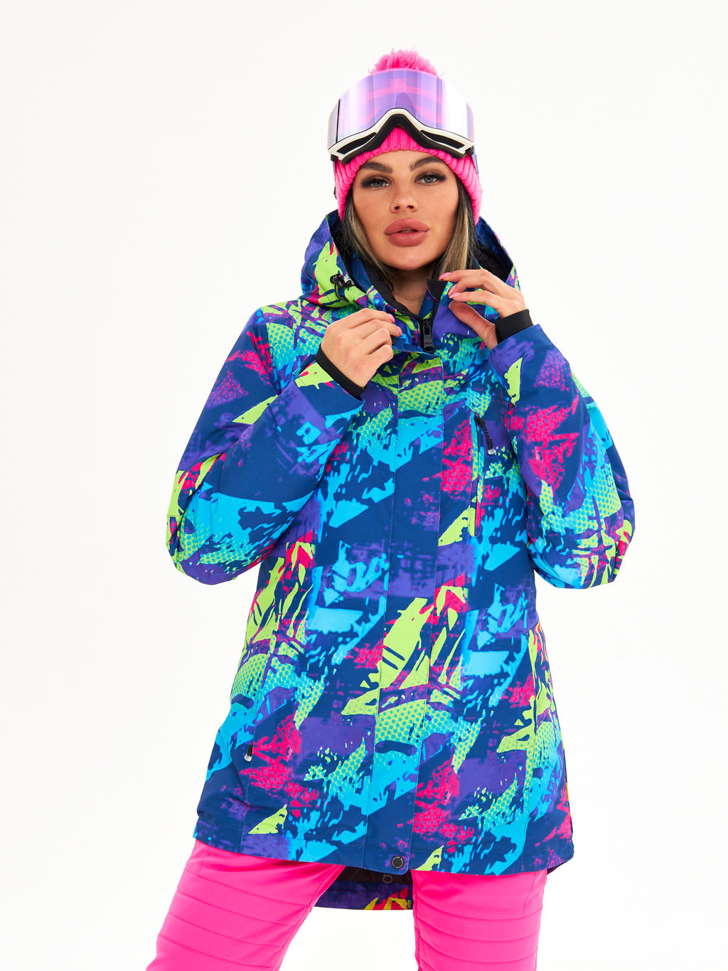 Женская горнолыжная сноубордическая куртка Alpha Endless Ultra Chaleur SNB 423/316_8 Разноцветный  фото 5