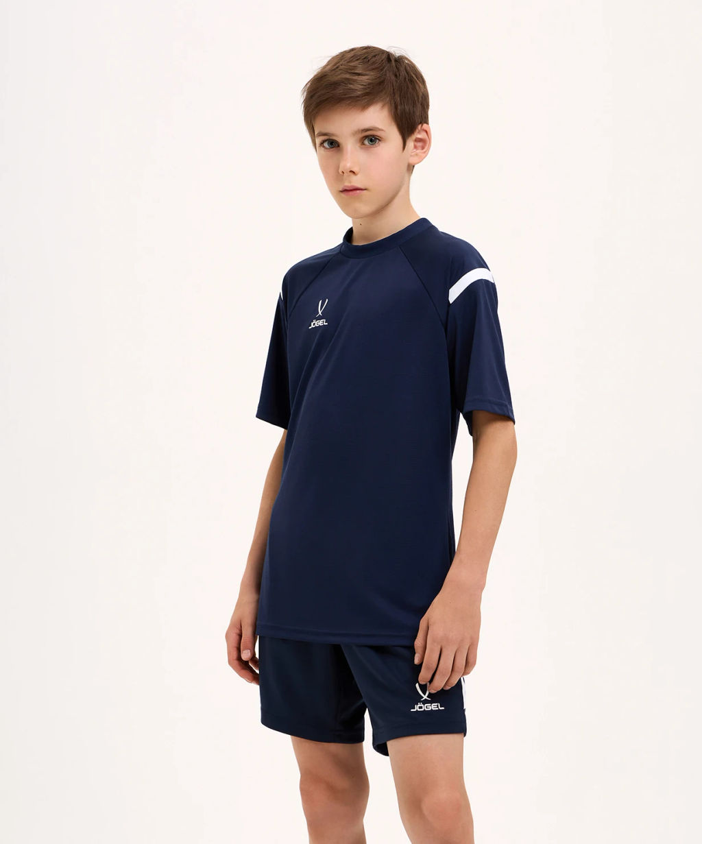 Футболка тренировочная JOGEL CAMP 2 Training Poly Tee, темно-синий  фото 8