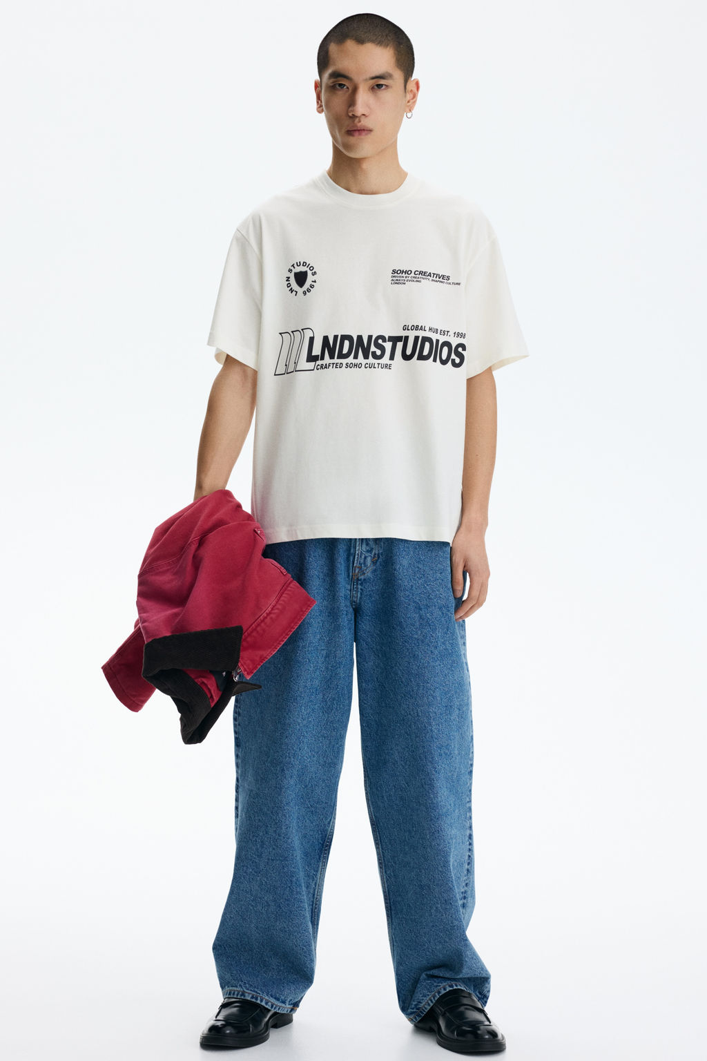 Camiseta estampada Relaxed Fit - H&m фото 6
