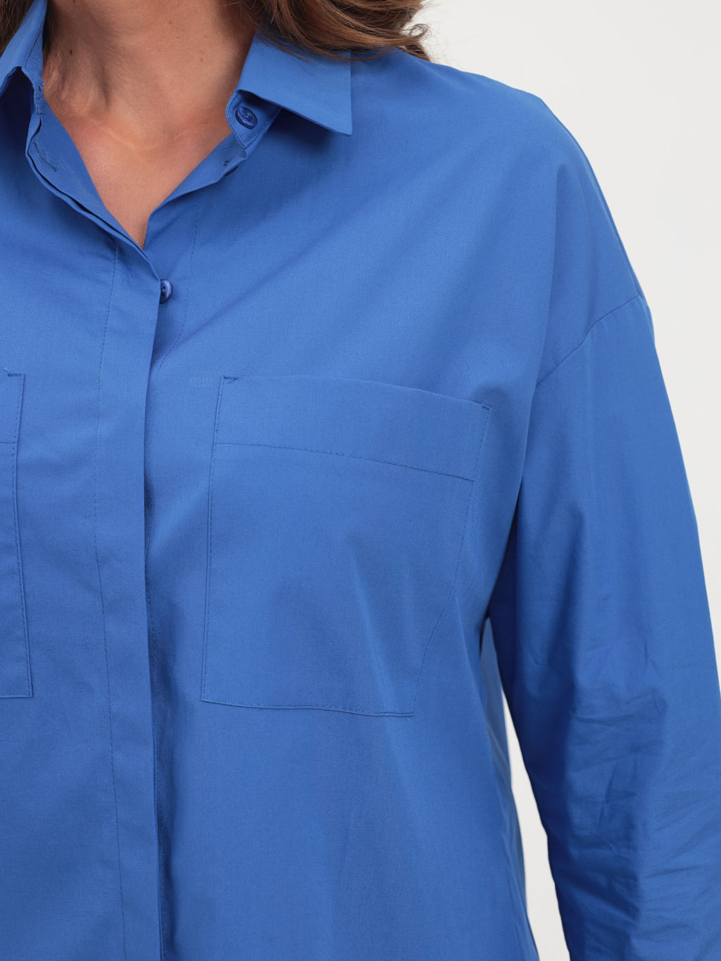 Блузка женская дл. рук. KATHARINA KROSS KK-B-007T-голубой  фото 4