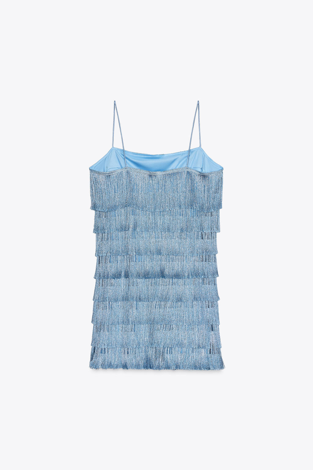 FRINGED SHORT DRESS - Zara фото 6