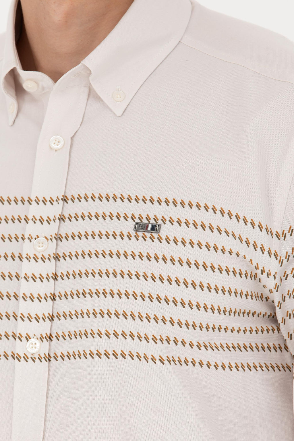 U. S. Polo Assn / Мужская рубашка с длинным рукавом Stone - U.s. polo assn фото 21