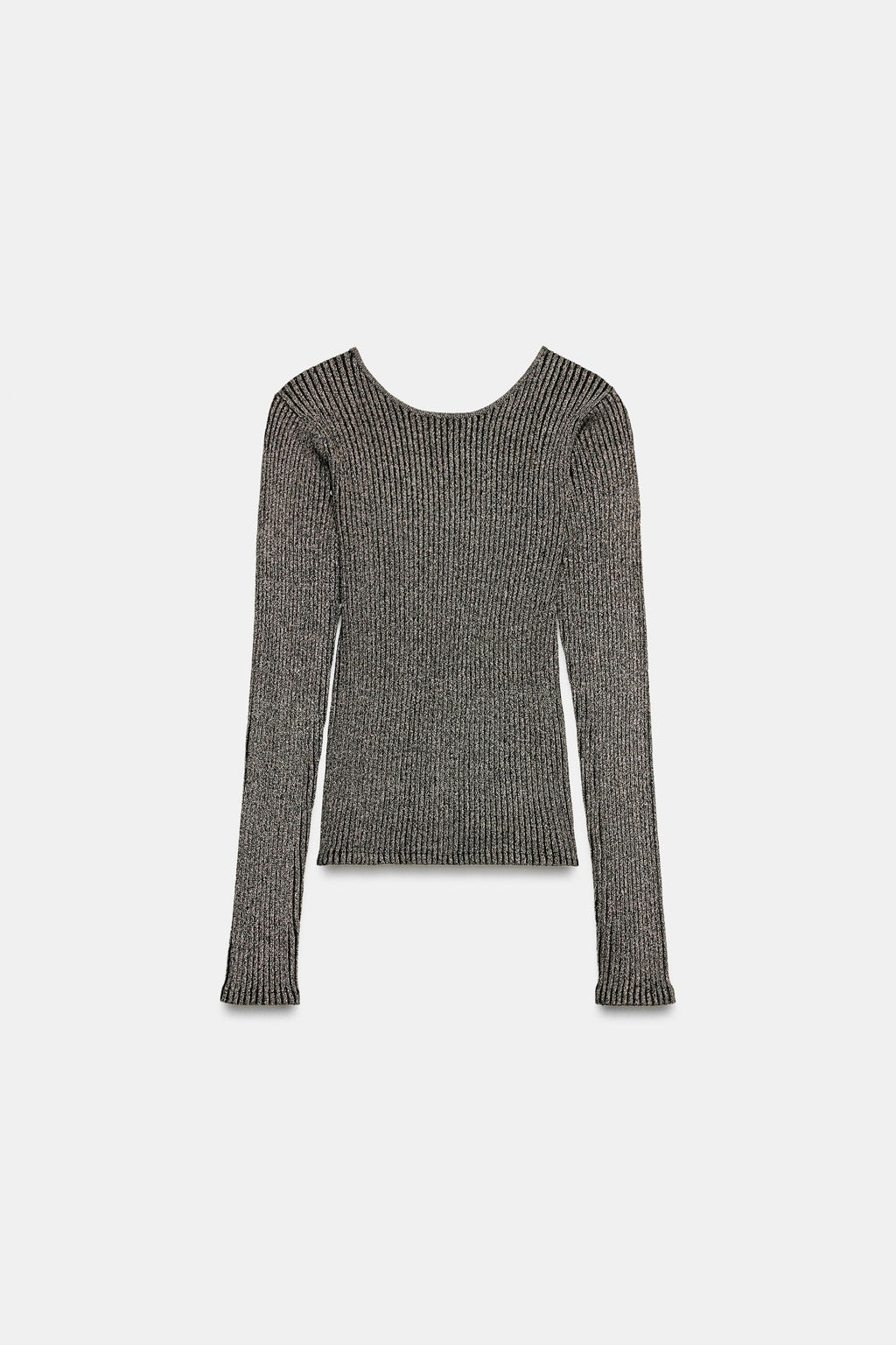 OPEN BACK METALLIC THREAD TOP - Zara фото 5