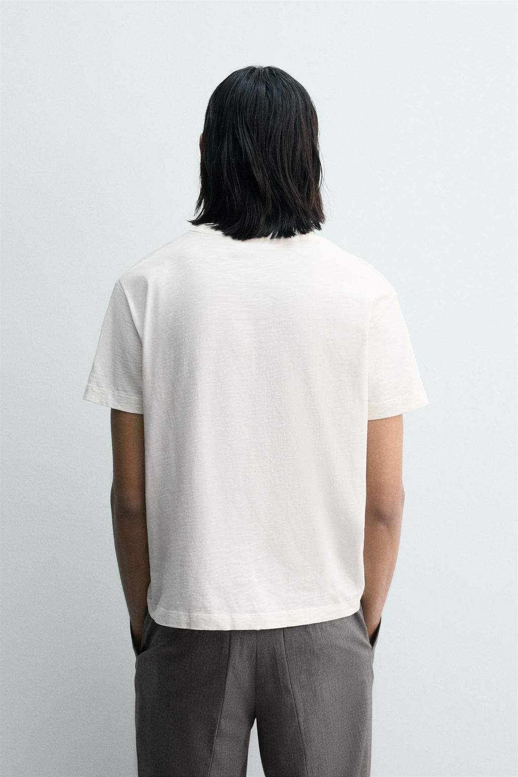 BOXY FIT FADED SLOGAN T-SHIRT - Zara фото 3