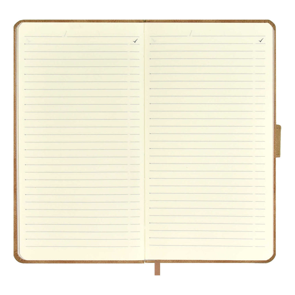 Ежедневник недатированный ESCALADA, А6+, 120 л., арт. 67293/ 20 ТИВОЛИ ГЛОСС БЕЖЕВЫЙ