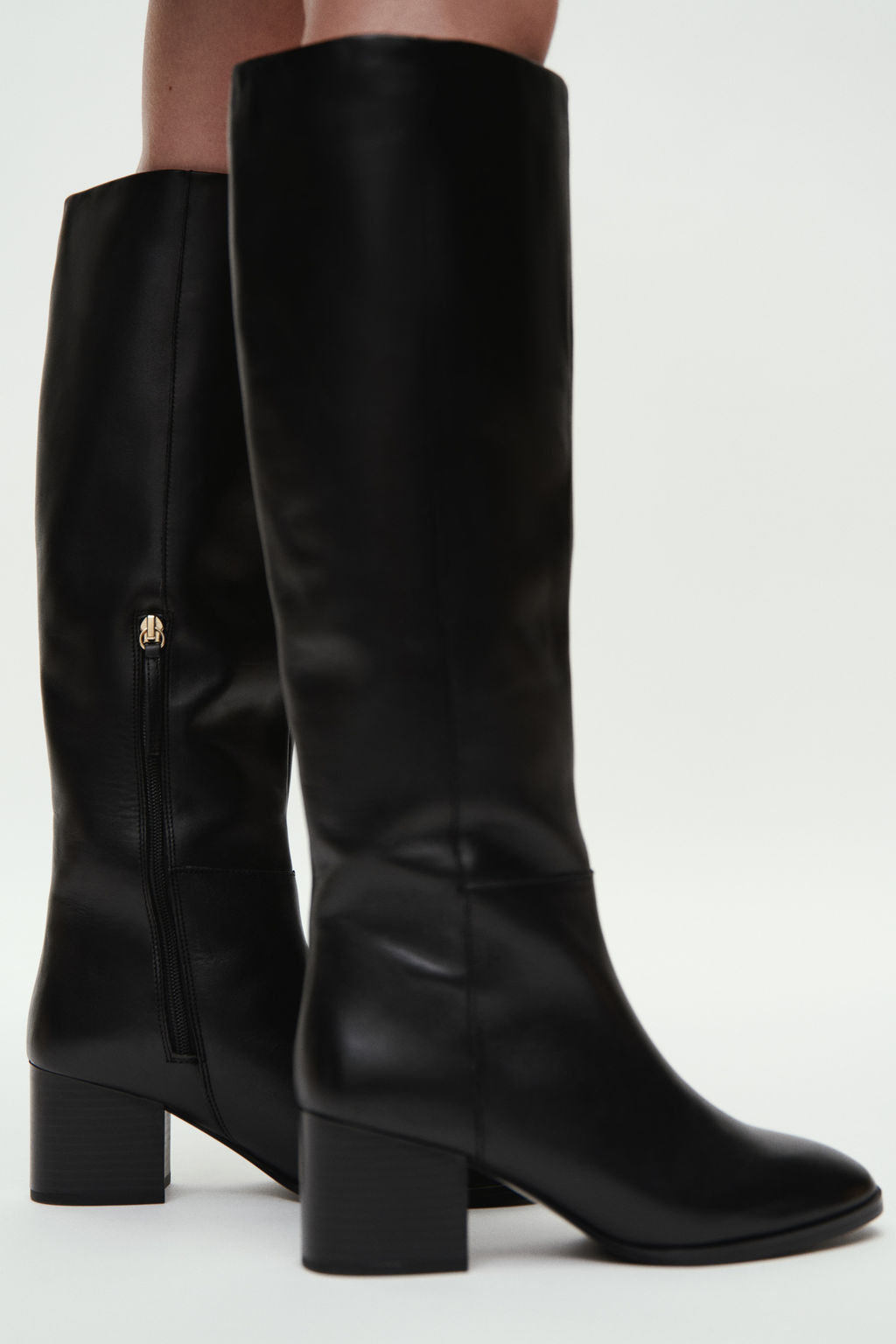 Botas de piel a la rodilla - H&m фото 5