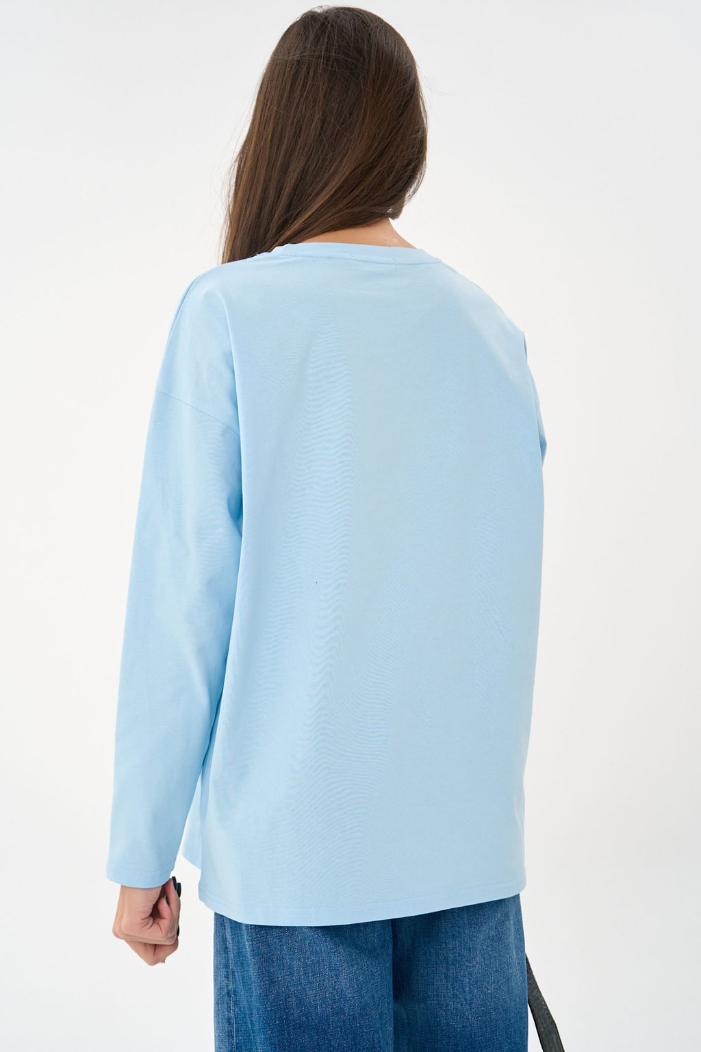 Лонгслив Эшли (голубой) - Эльза фото 6