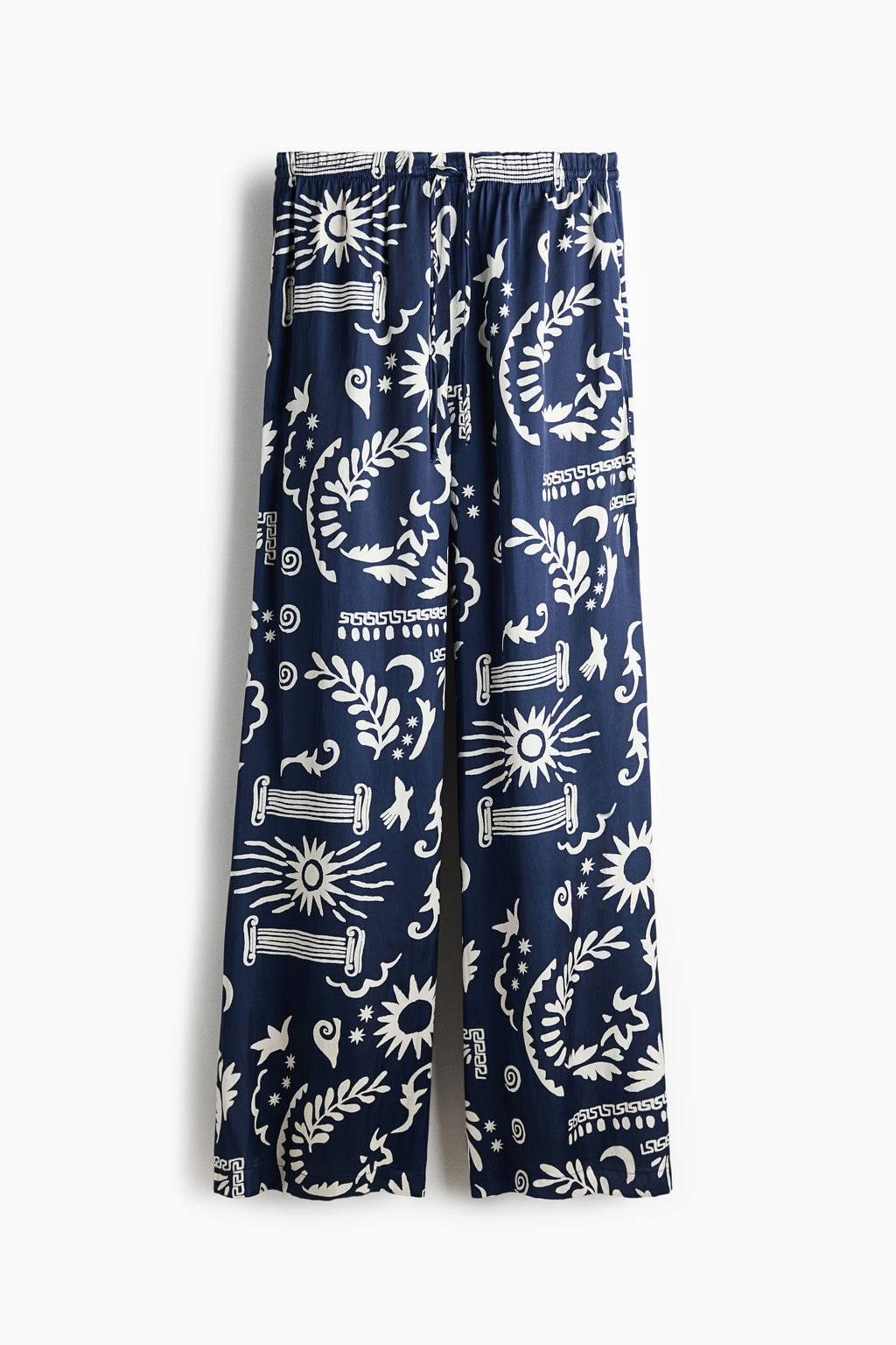 Pantal?n de sat?n con cord?n de ajuste - H&m фото 3