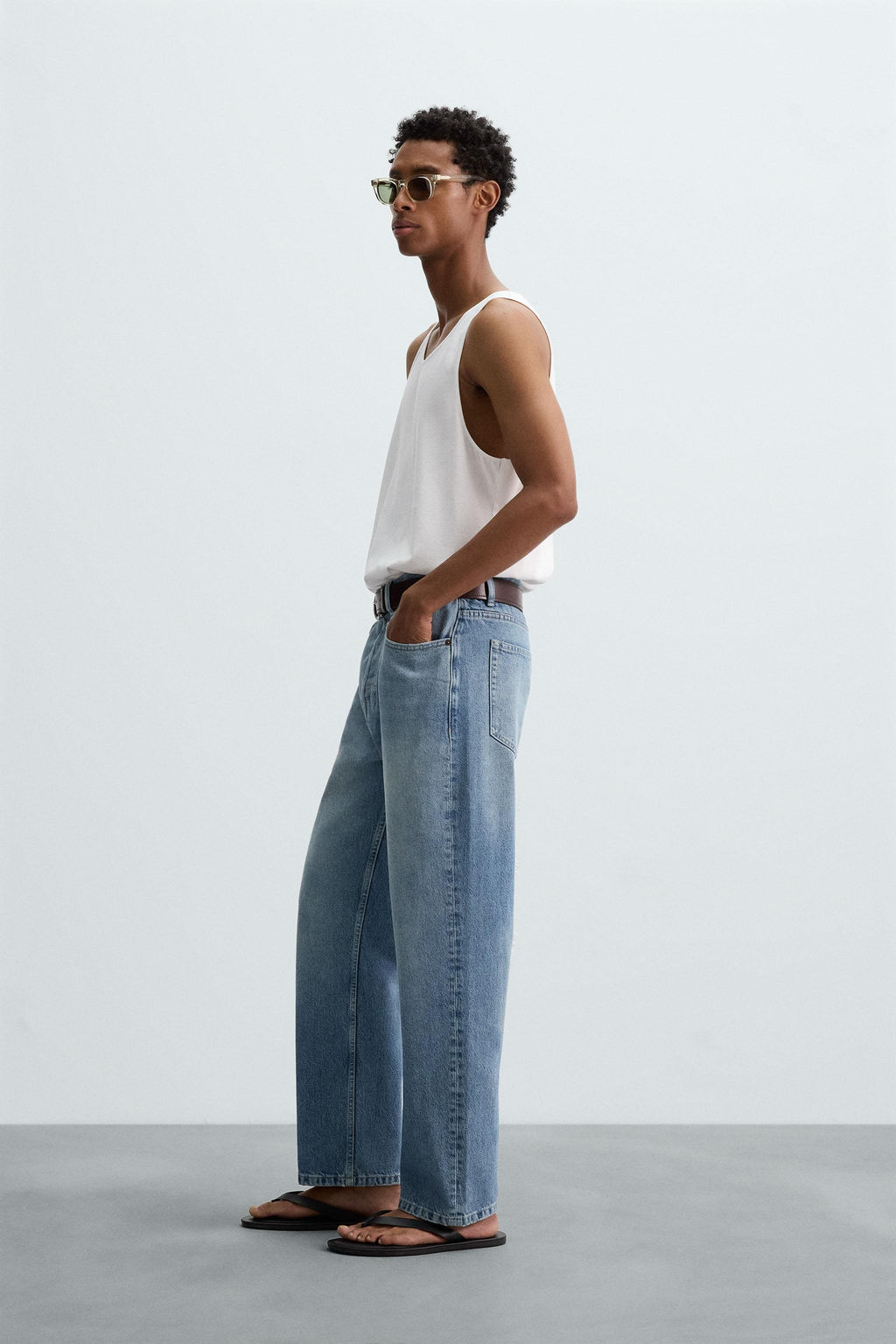 RELAXED FIT TANK TOP - Zara фото 4