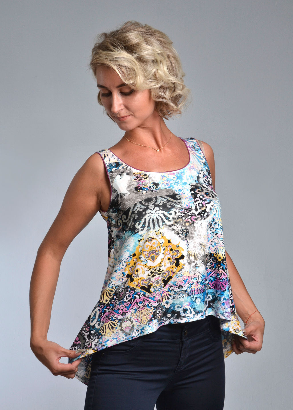 Майка женская ФРИДА (бирюза №23) - Ивановская трикотажная компания фото 2