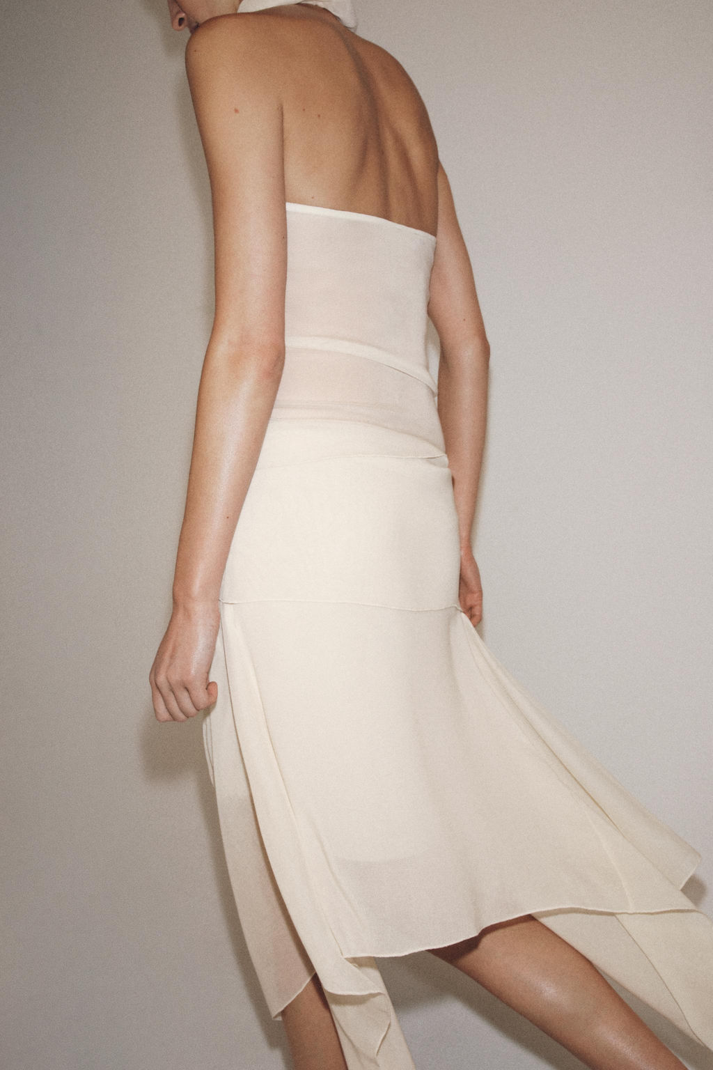 FALDA FLUIDA ASIM?TRICA / Crudo - Zara фото 3