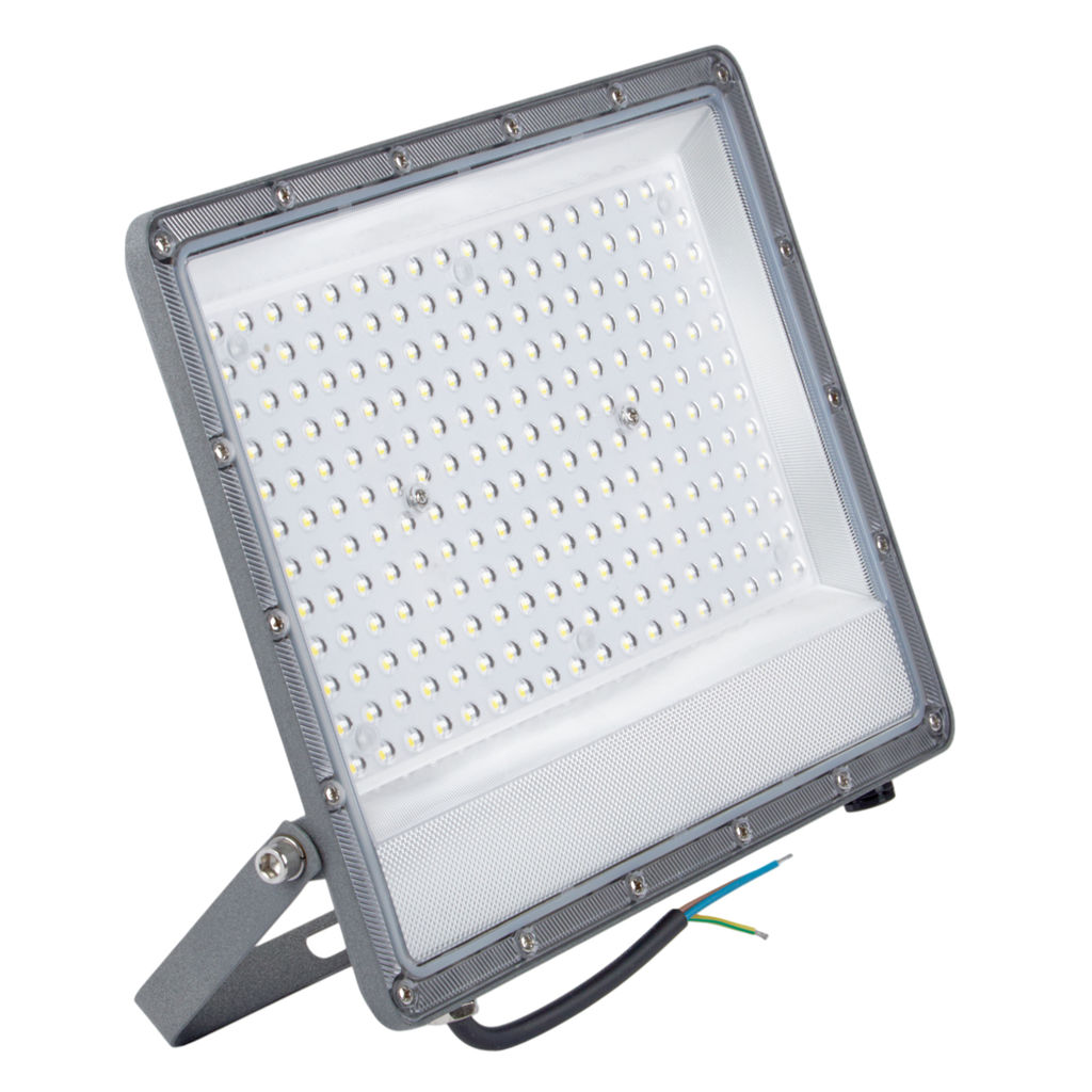 ULF-F52D-150W/6500K IP65 200-240V GREY Прожектор светодиодный. Дневной свет (6500K). Угол 90 градусов. Корпус серый. TM Uniel