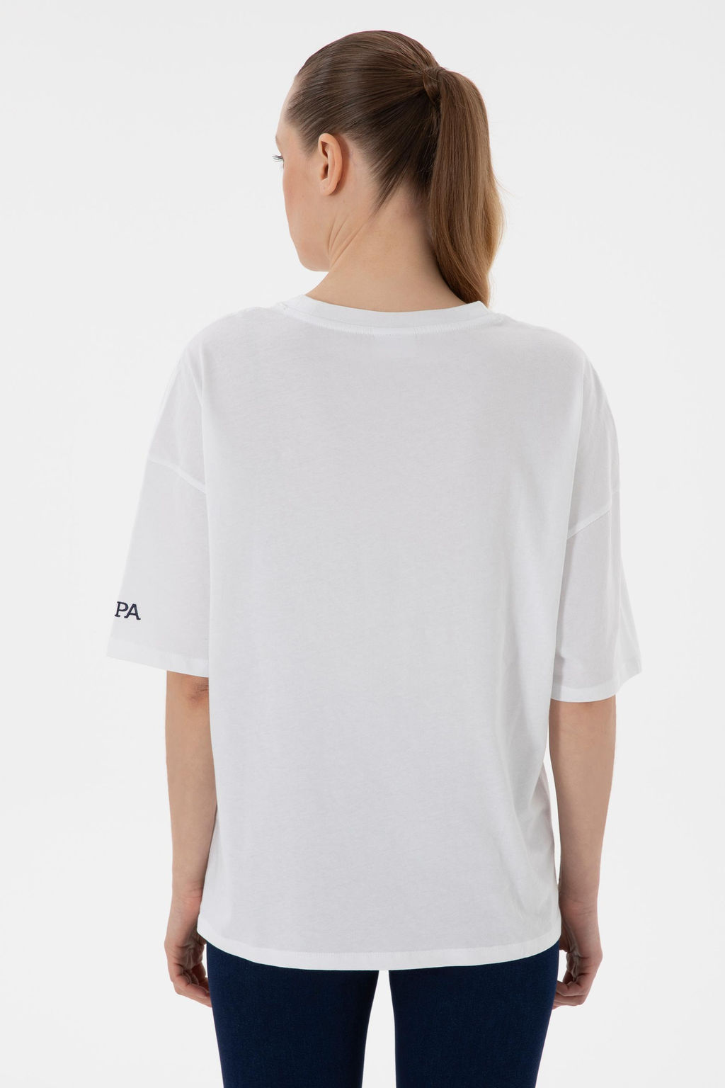 Kad_n Beyaz Ti__rt Sepette S_rpriz _ndirim - U.s. polo assn фото 5