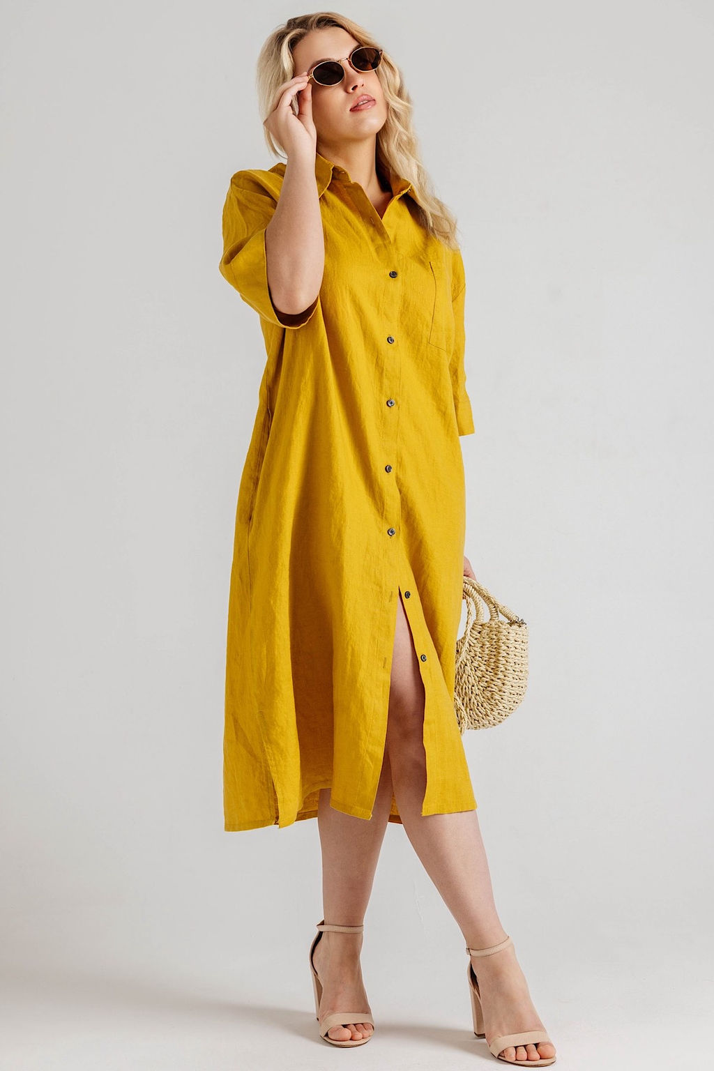 Платье 8801/03/Желтый