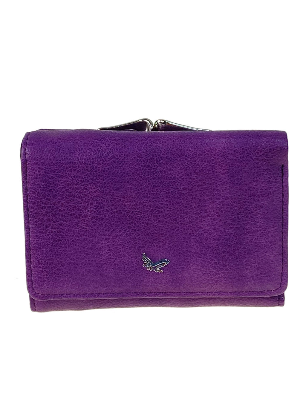 Женский кошелек с фермуаром из натуральной кожи, мультицвет - Greta фото 25