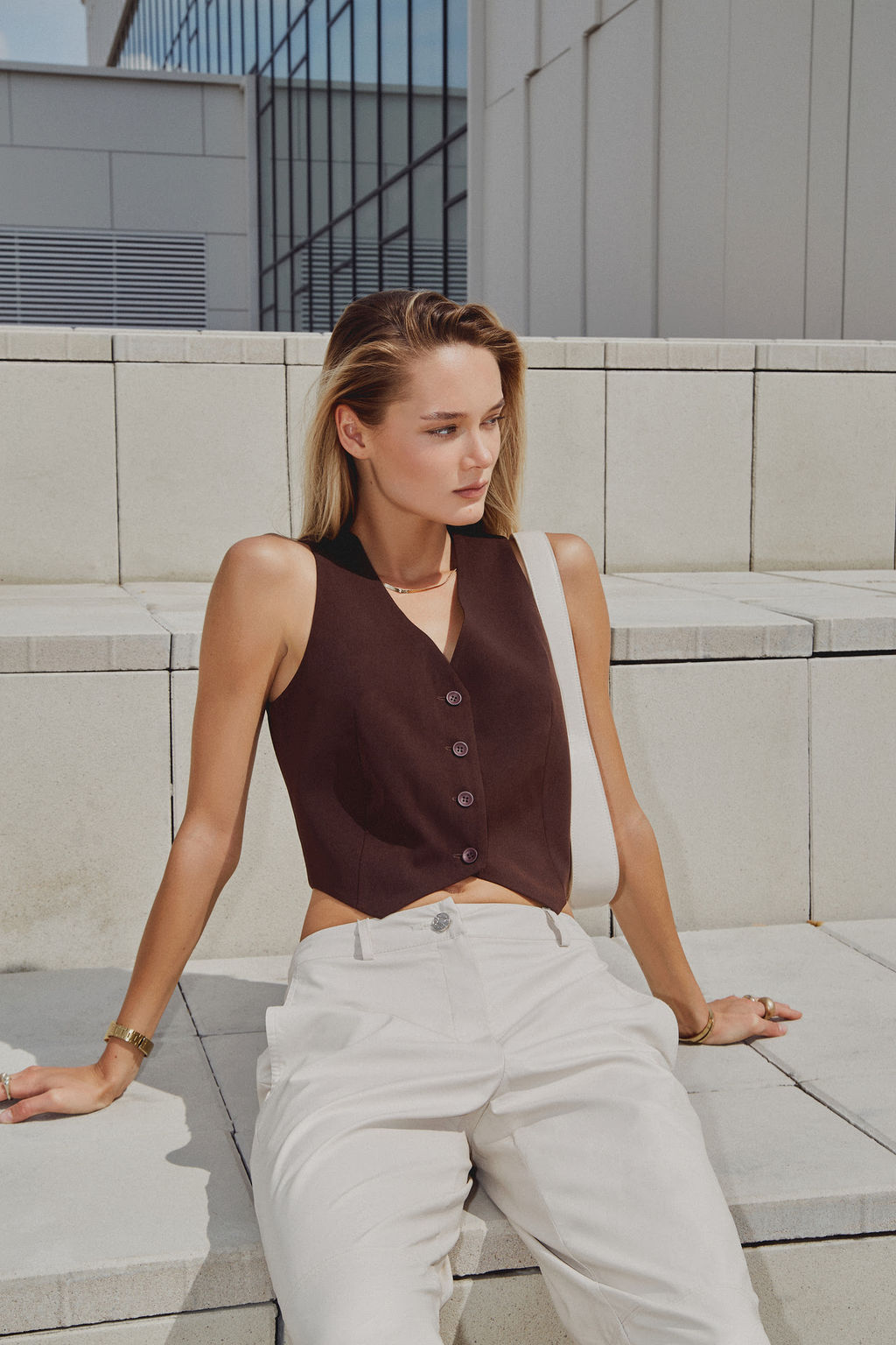 Жилет укороченный - Mollis фото 4