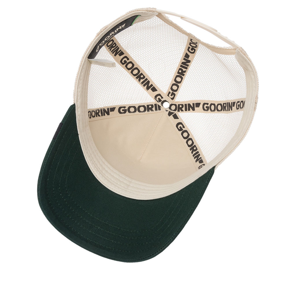 Бейсболка GOORIN BROTHERS арт. 101-2543 (зеленый / кремовый)  фото 3