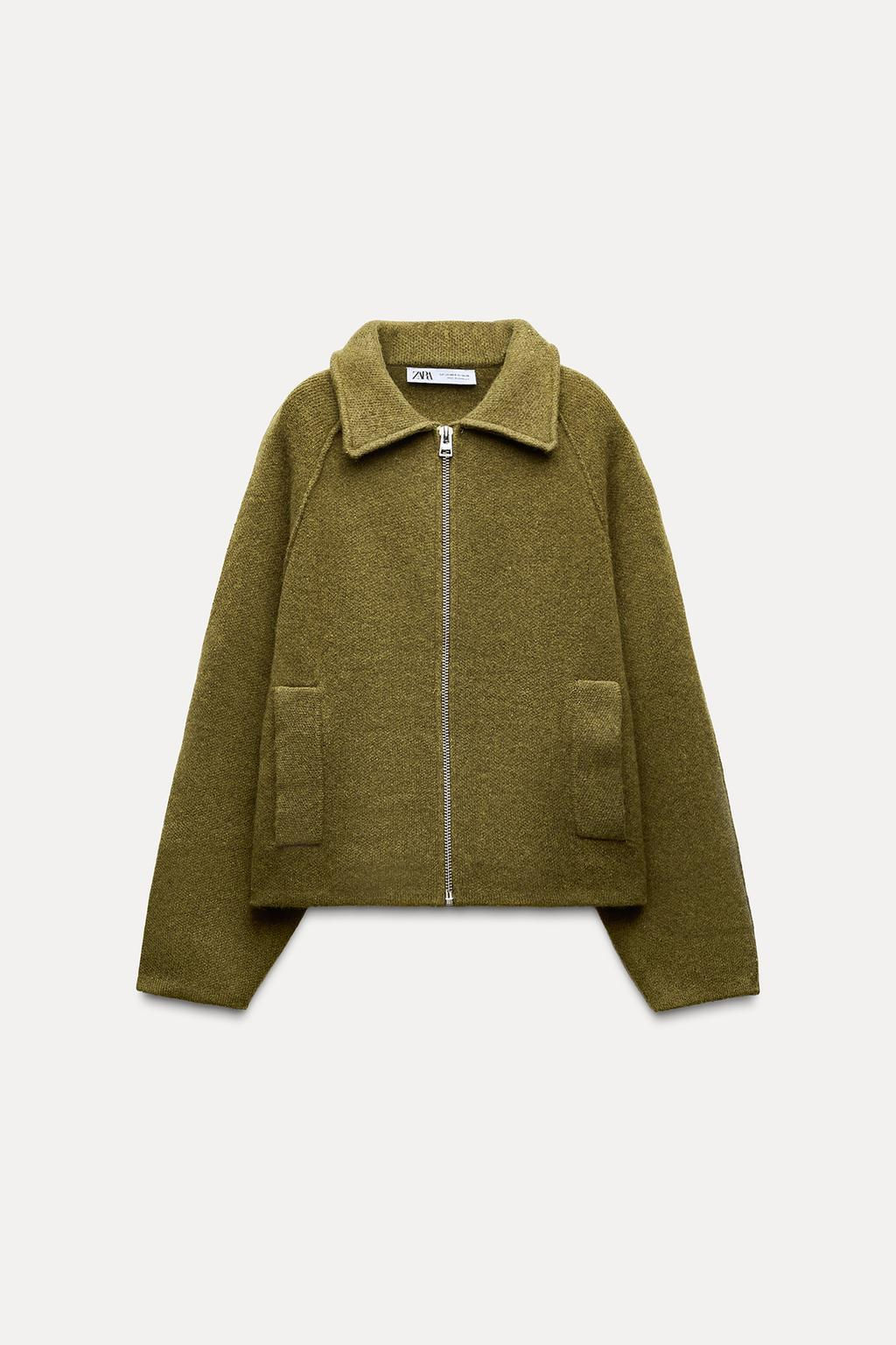 OVERSIZED 100% WOOL JACKET - Zara фото 4