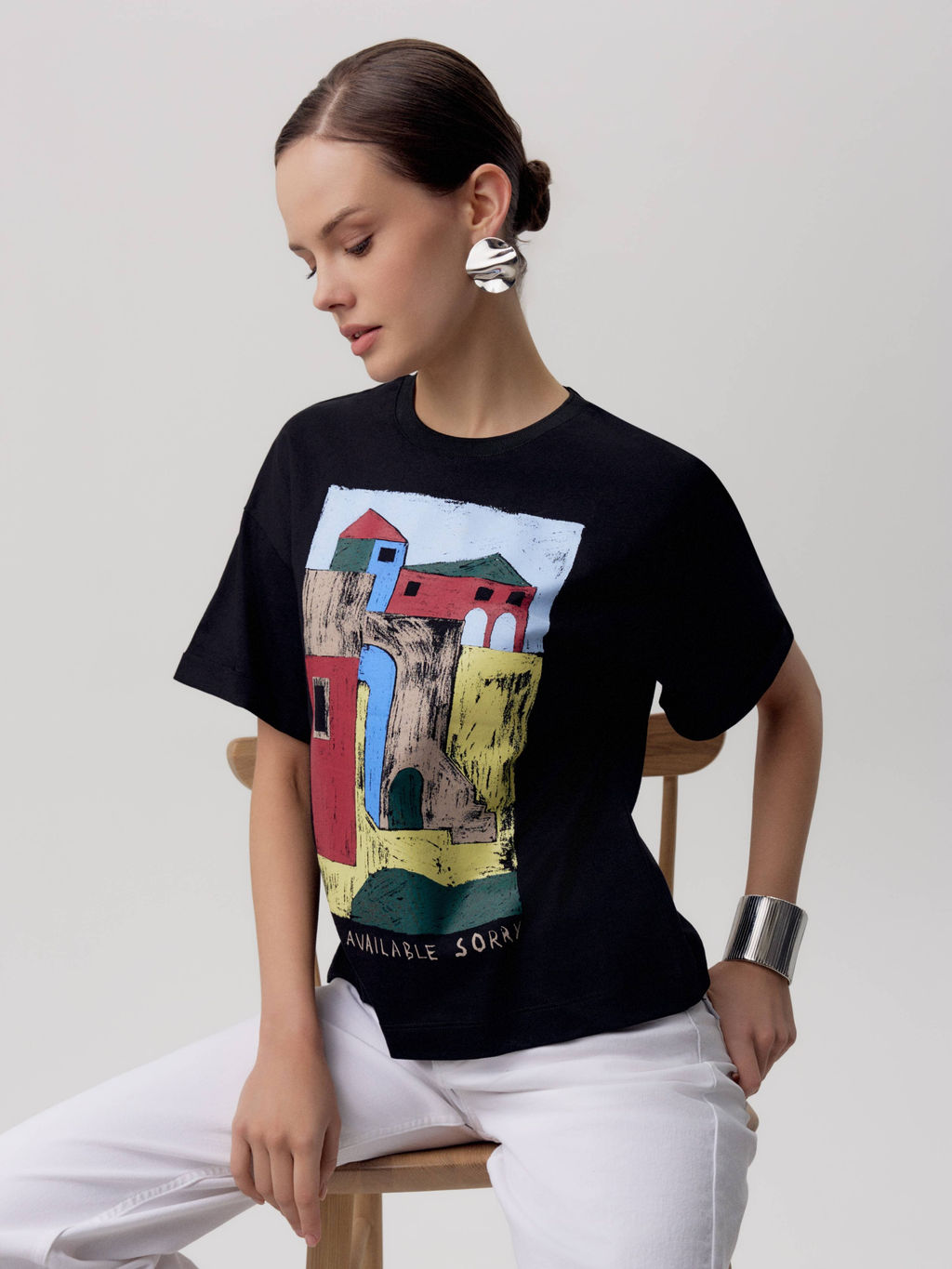 CONTE LD 2680 Футболка женская black-town