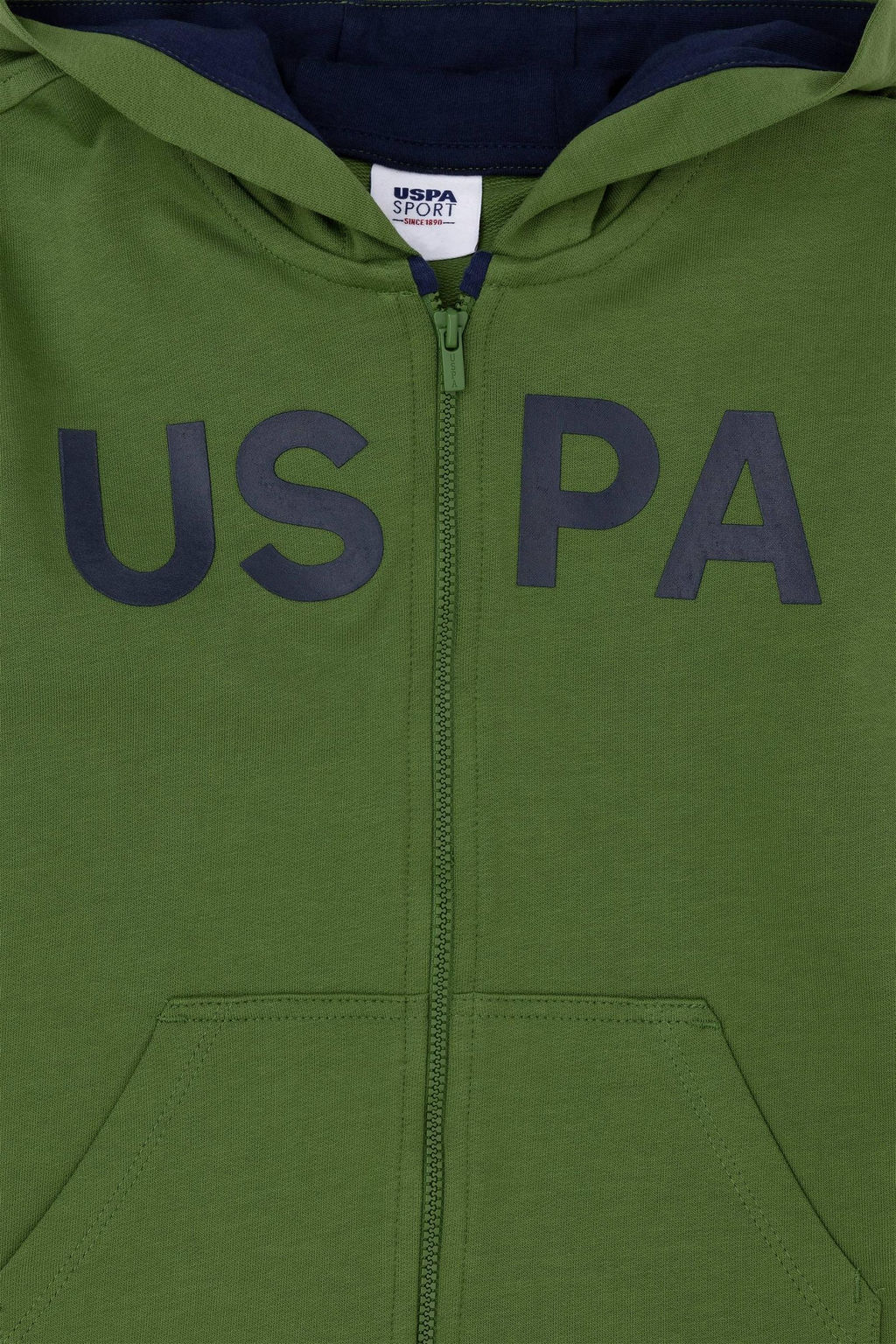 Зеленый базовый свитшот для мальчика - U.s. polo assn фото 3