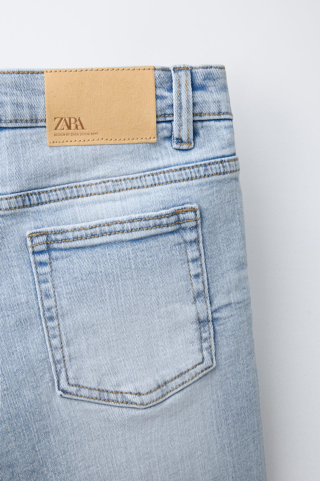 STRAIGHT DENIM BERMUDA SHORTS - Zara фото 4