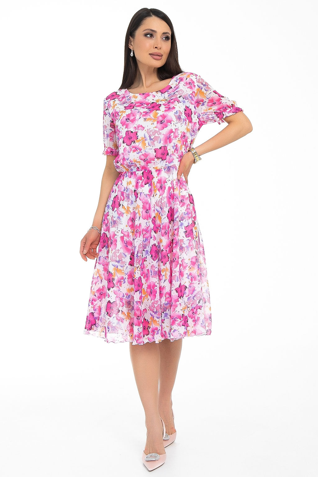 Платье Стильный шифон (лето) - Diolche фото 5