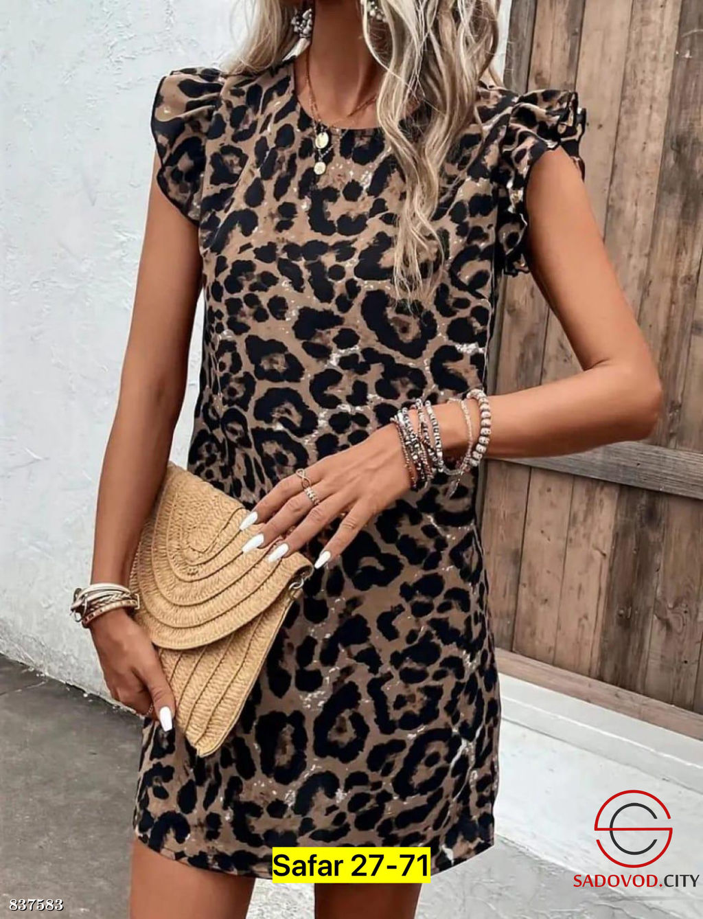 Женское платье с принтом - Bruno фото 3