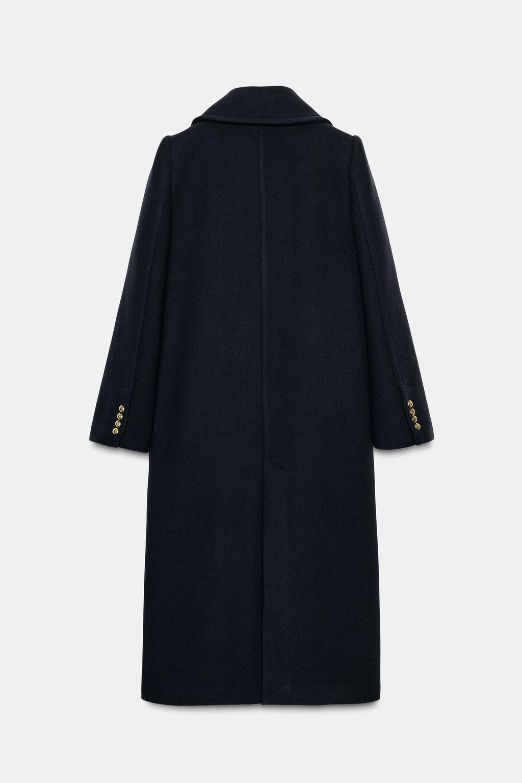 LONG WOOL BLEND COAT ZW COLLECTION - Zara фото 4