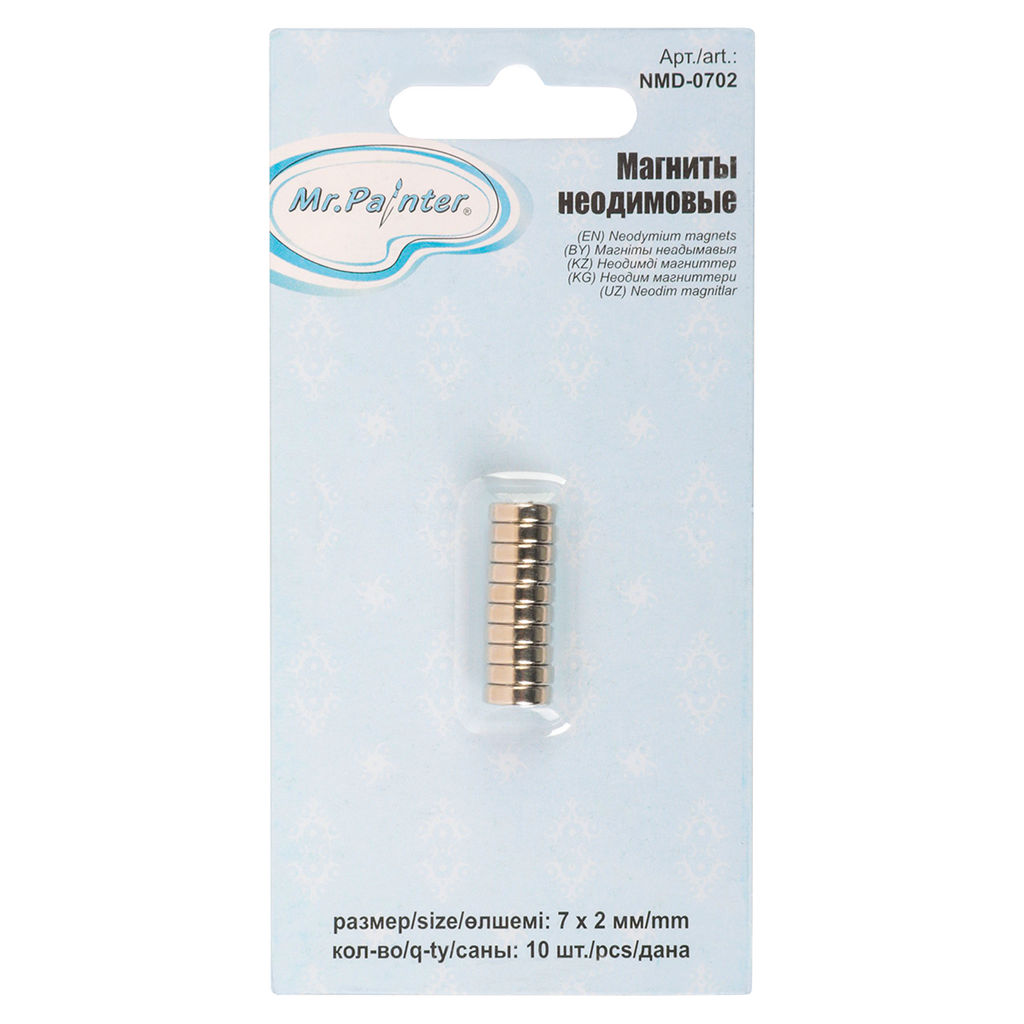 Mr.Painter NMD-0702 Магниты неодимовые 10 х 10 шт