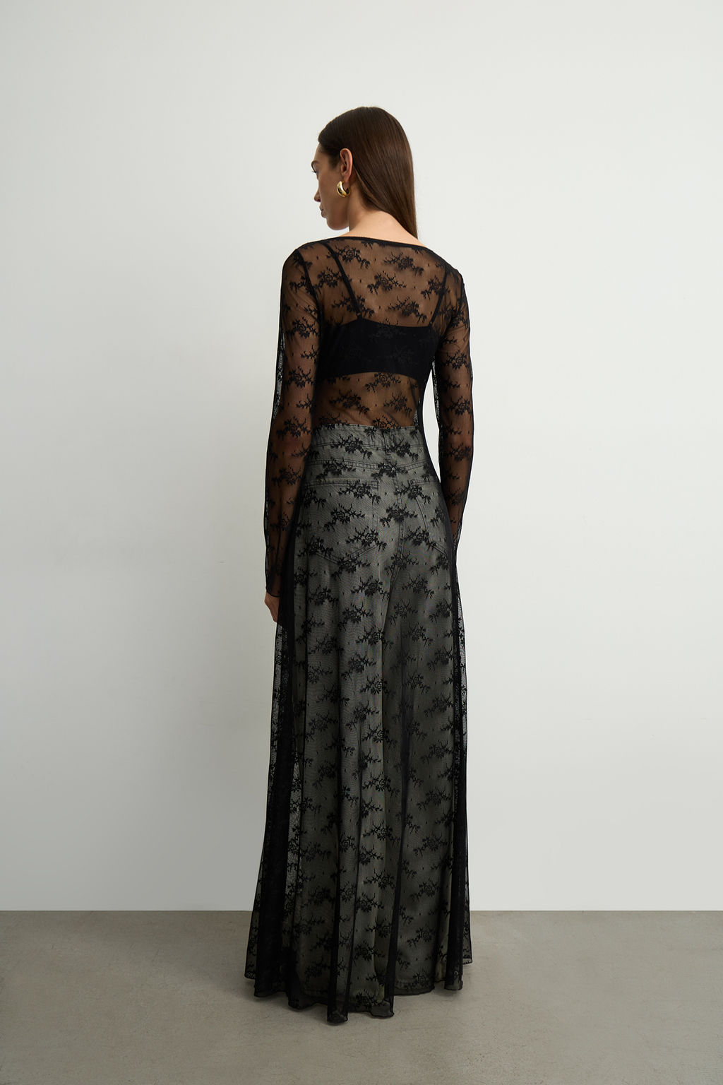 Платье из кружева с круглым вырезом - Mollis фото 6