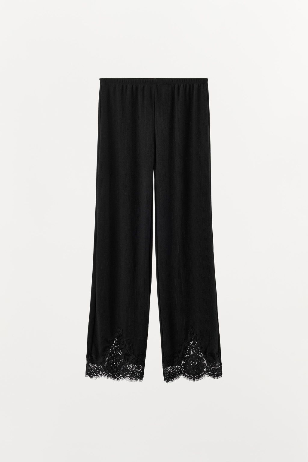POINTELLE LACE TROUSERS