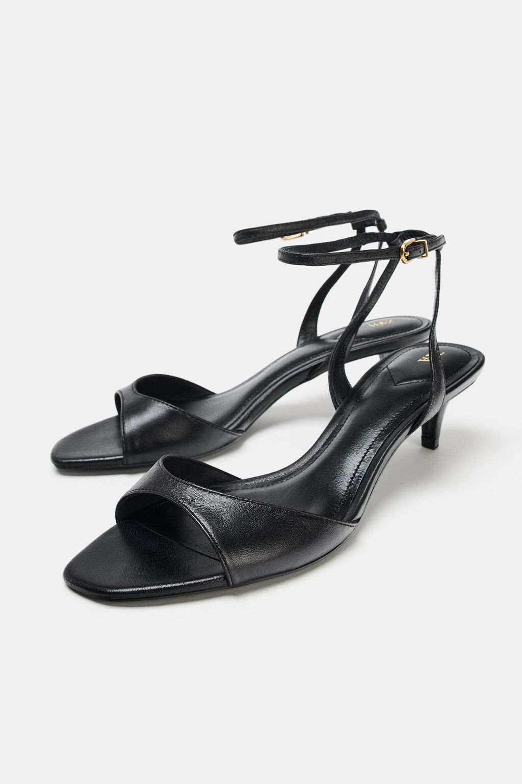 MID-HEEL SANDALS WITH ANKLE STRAP - Zara фото 14