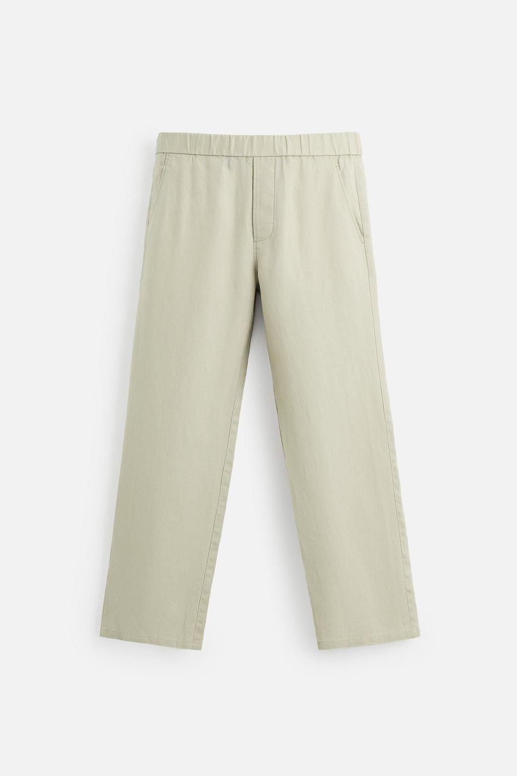 100% LINEN TROUSERS - Zara фото 7