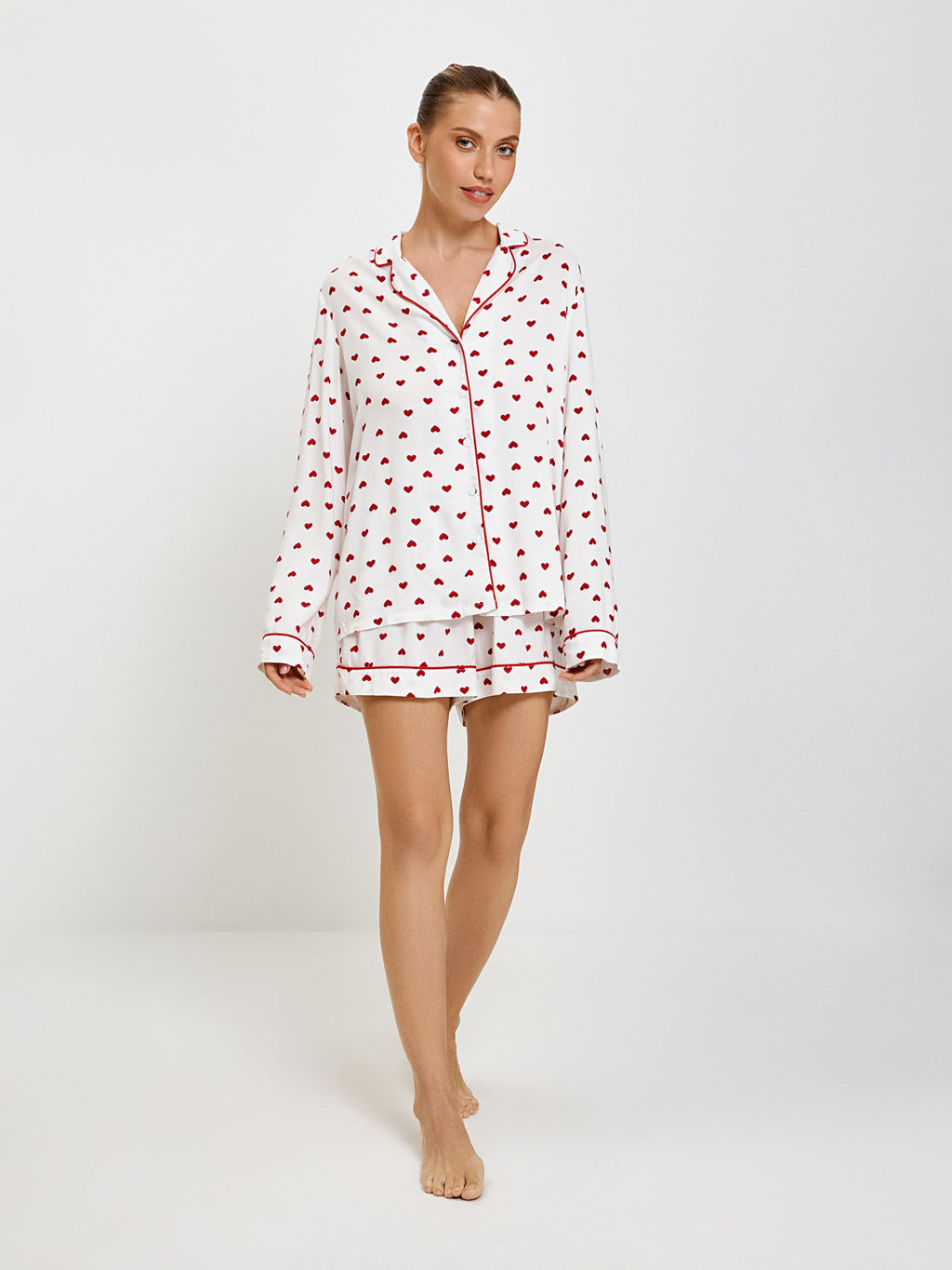 Infinity /  Шорты жен. Julitta белый принт - Infinity Lingerie фото 8