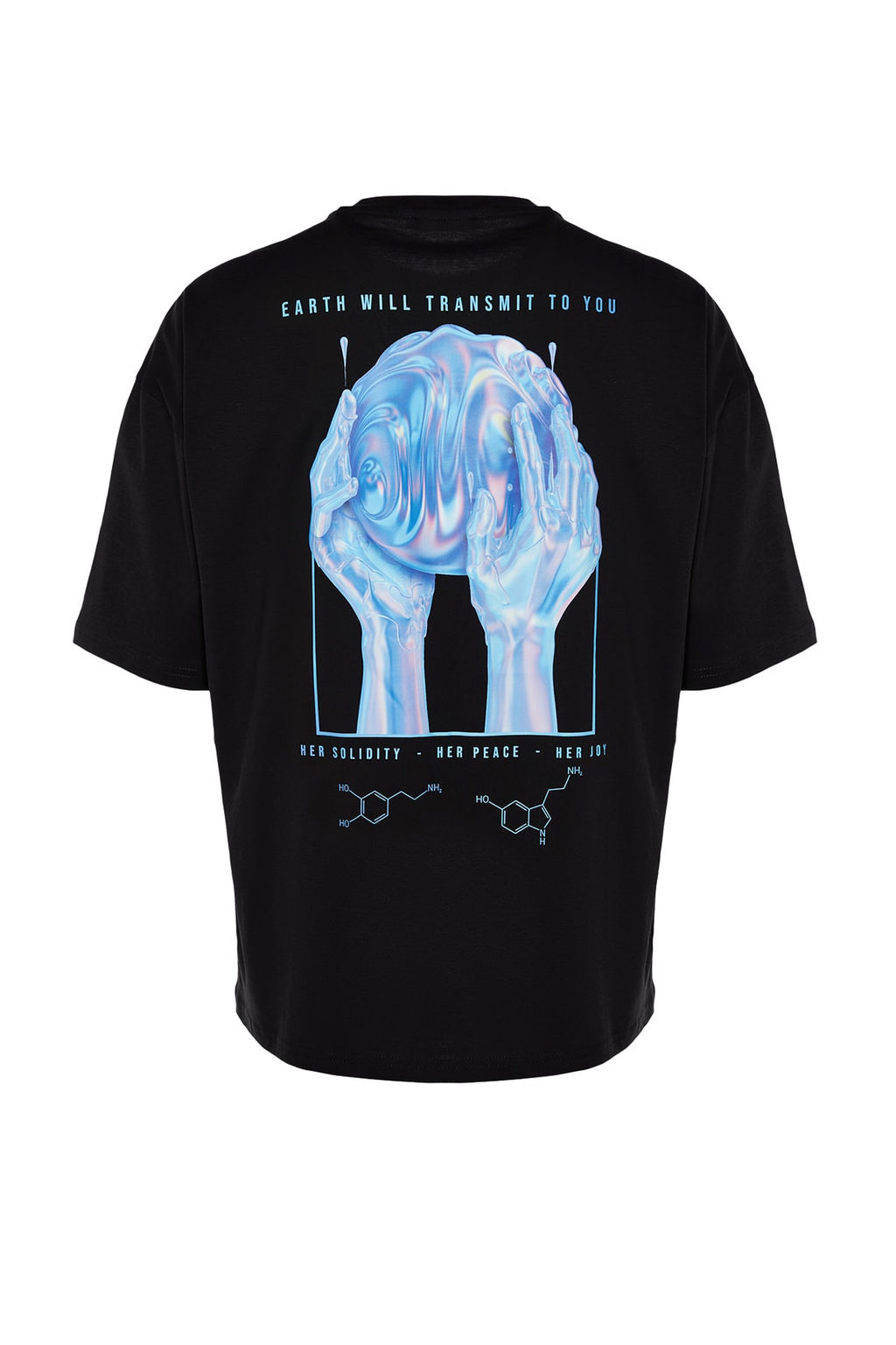 TRENDYOL MAN Siyah Oversize Bisiklet Yaka K?sa Kol T-Shirt TMNSS23TS00236 - Trendyolmilla фото 8