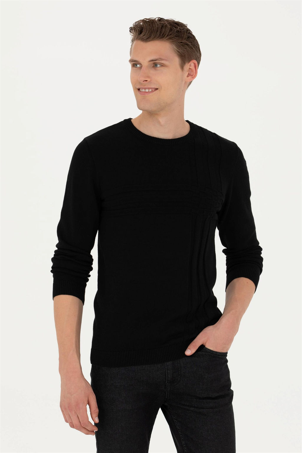 Мужской черный свитер - U.s. polo assn фото 8