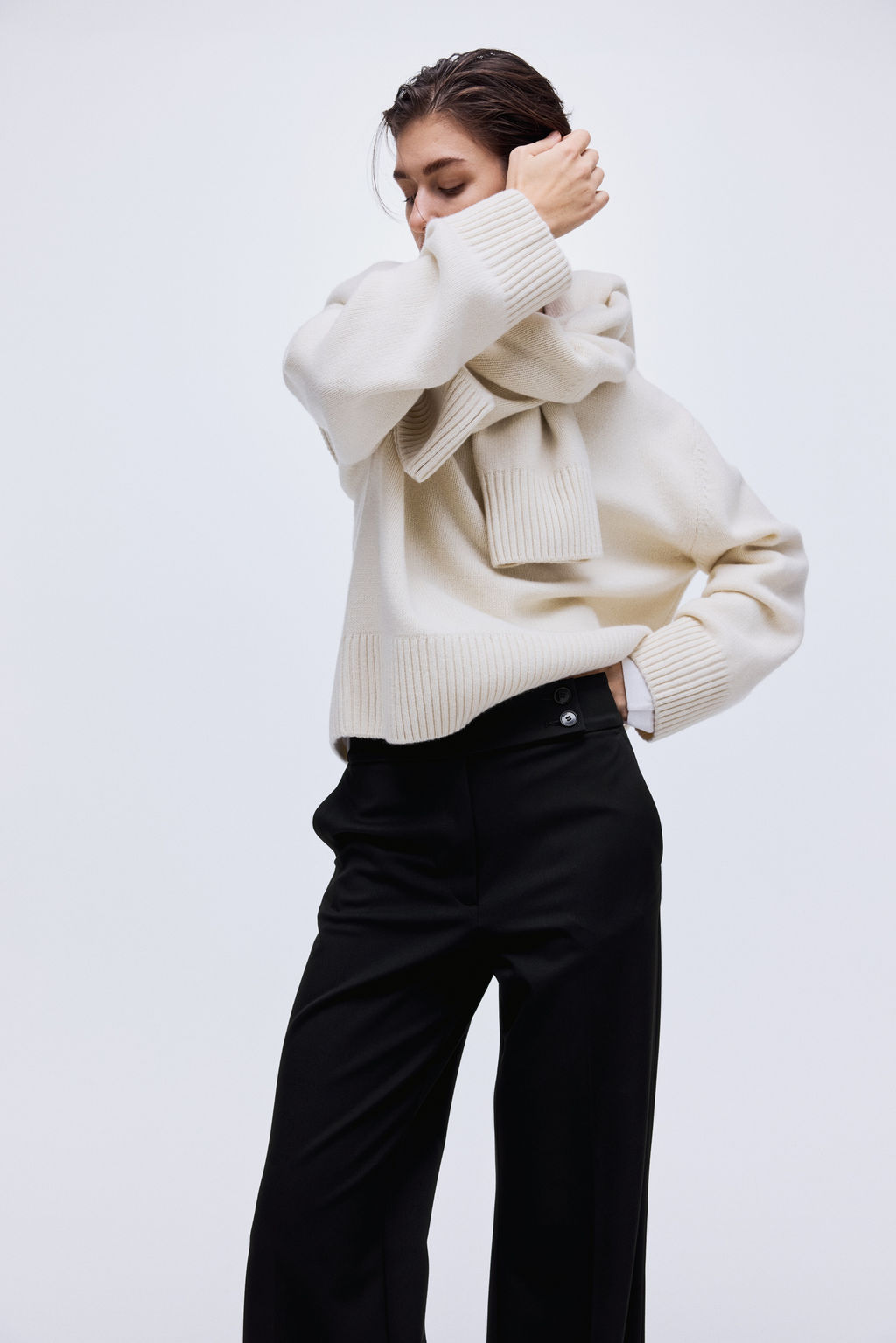 Pantal?n bootcut de sarga - H&m фото 7