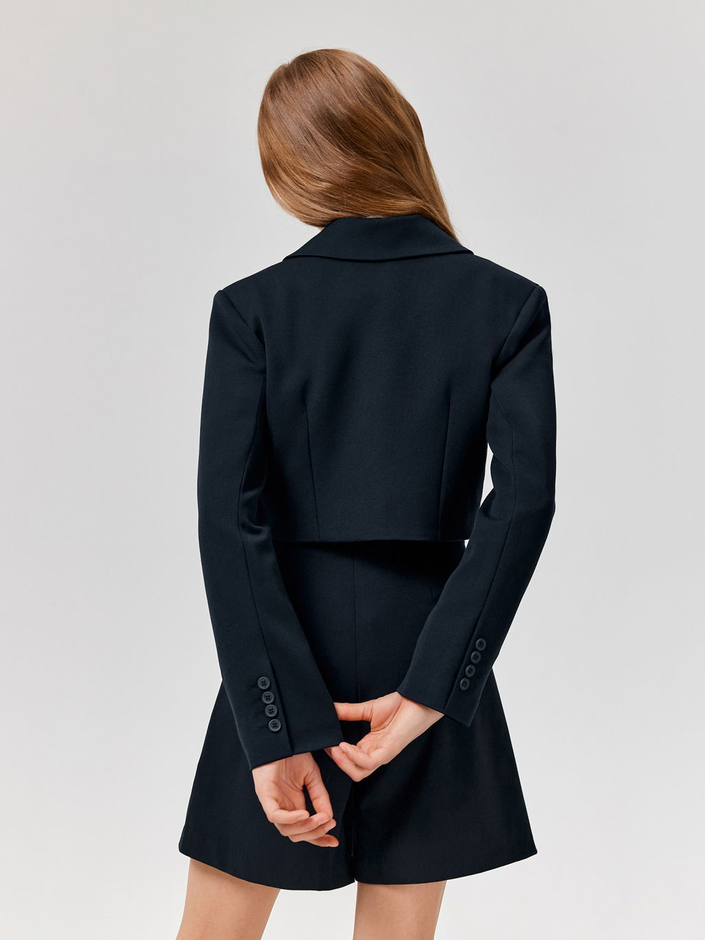 ACOOLA / Жакет детский для девочек Mikaela_jk темно-синий  фото 5